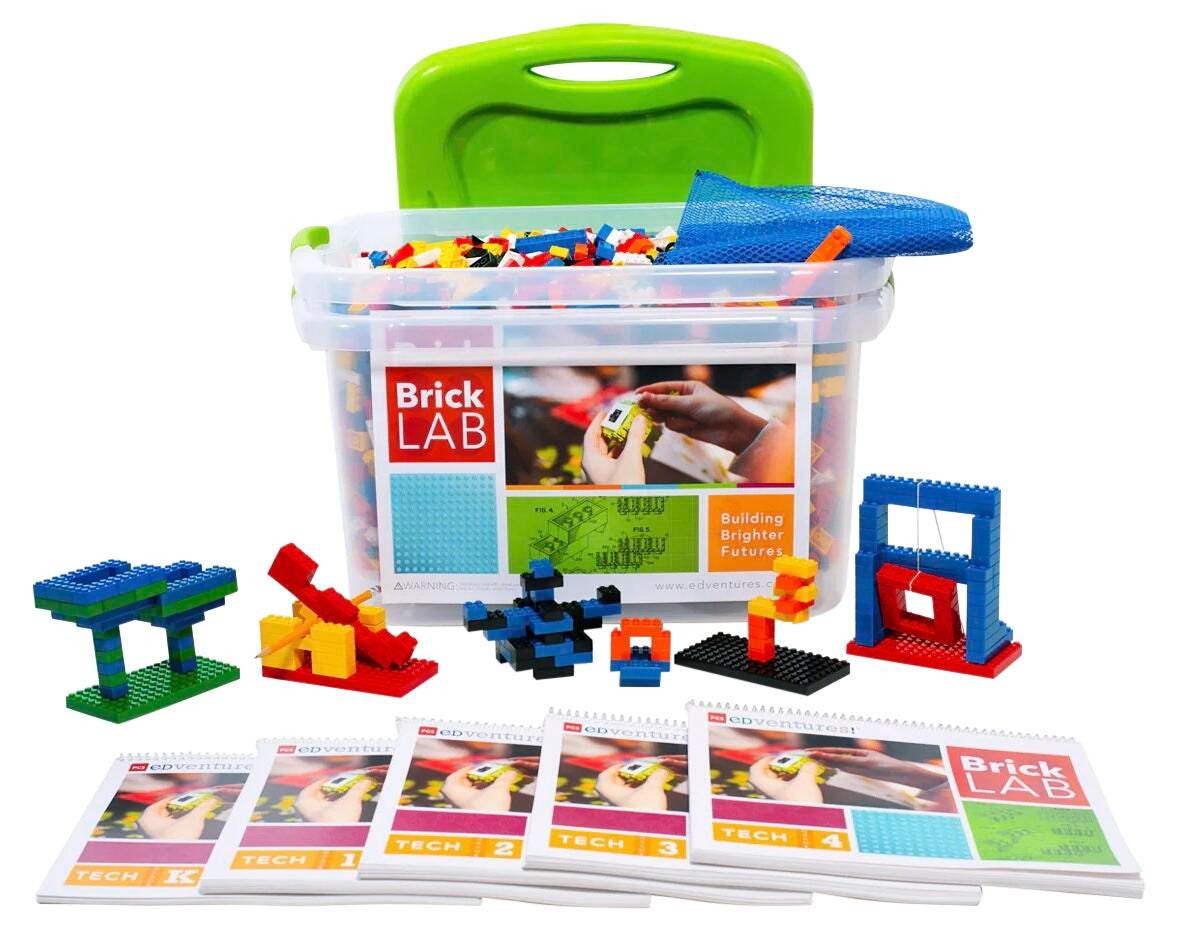 PSC Edventures BrickLAB Tech Ultimate Set, Grades K to 4 2027875